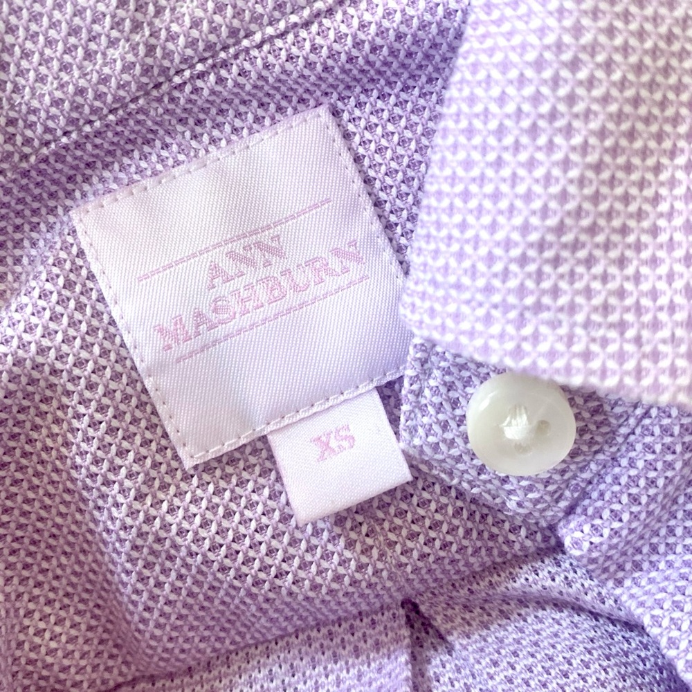 Ann Mashburn Lavender Tomboy Popover Long-Sleeve Top - Picture 4 of 7